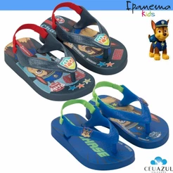 Chinelo Infantil Ipanema Masculino Patrulha Canina Friends Baby kids Conforto