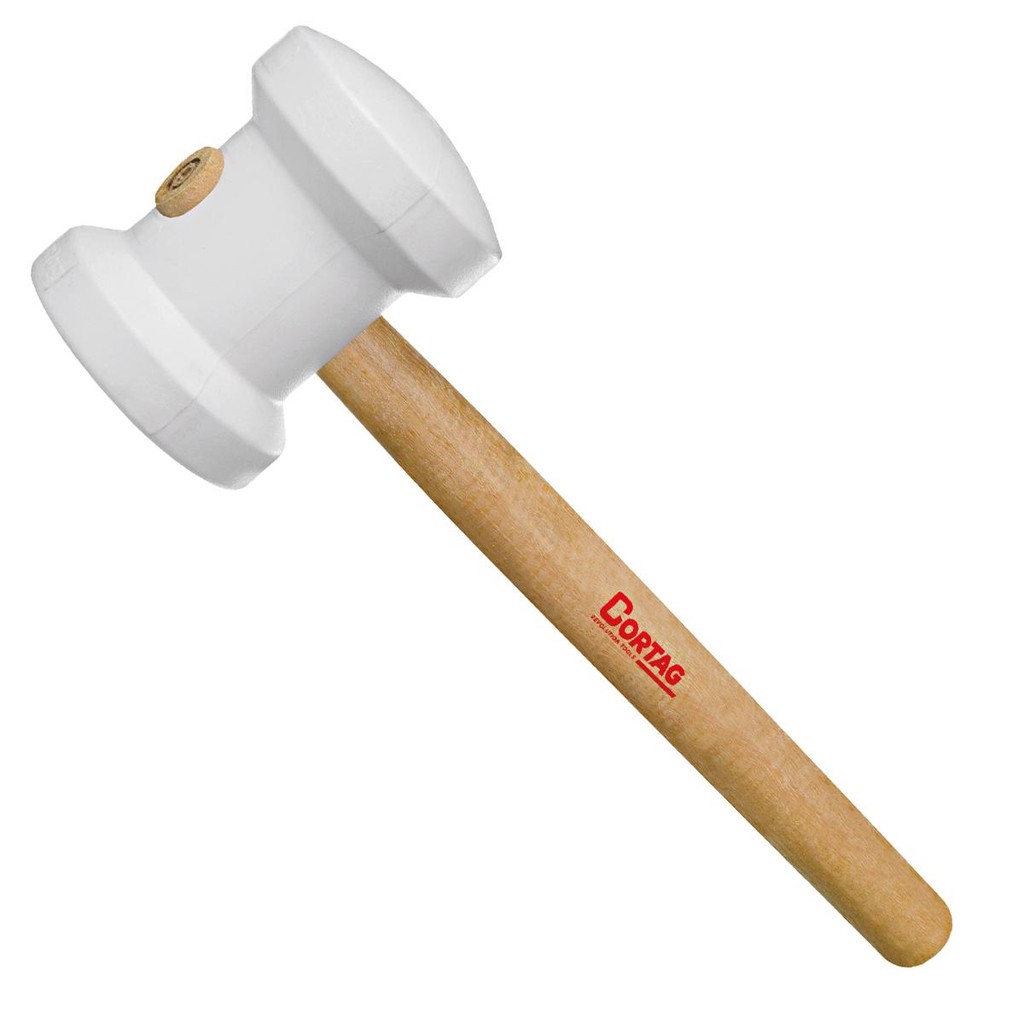 Martelo de Borracha Branco Assentar Piso 80mm (61279) - Cortag em Oferta na Shopee