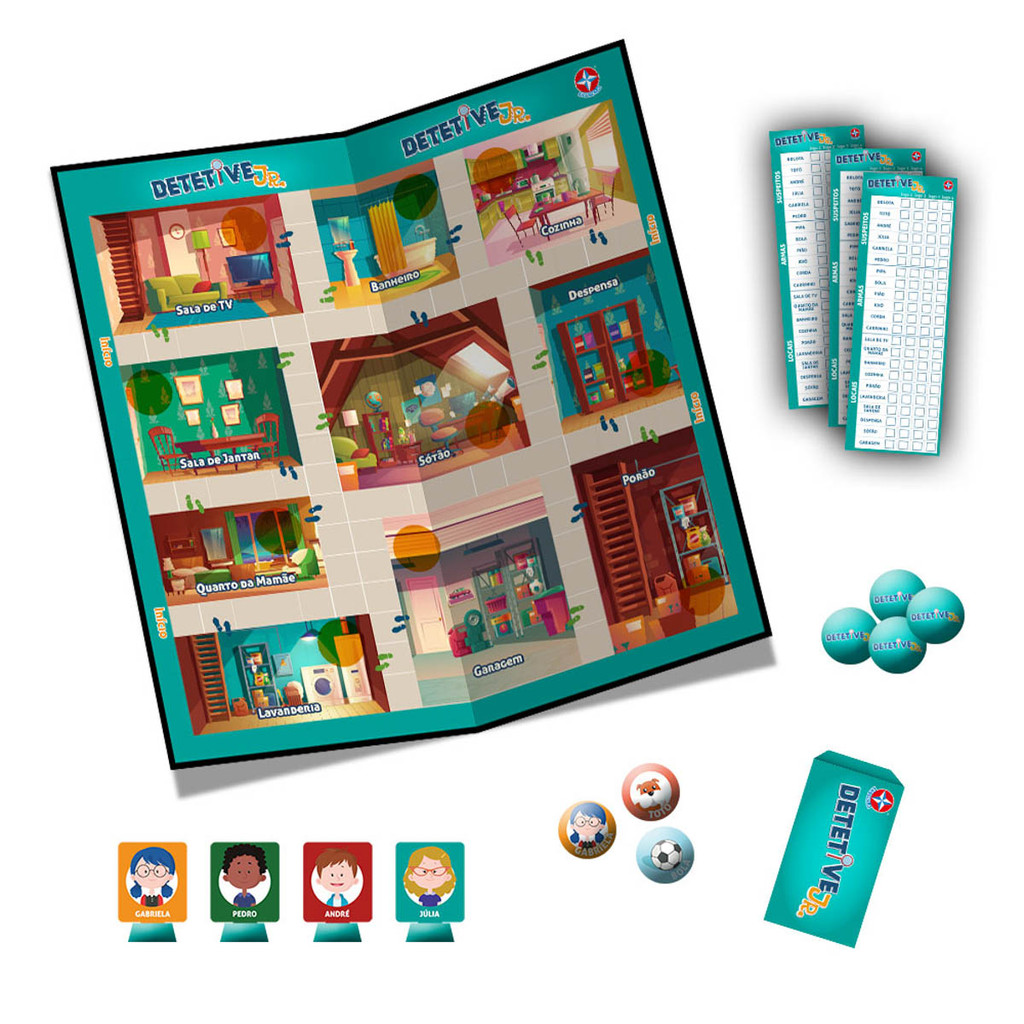 Jogo Detetive Jr. - Brinquedos Estrela em Oferta na Shopee