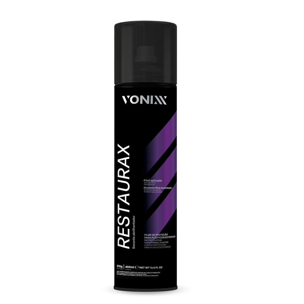 Restaurax Aerosol Revitalizador De Plasticos 400ml Vonixx