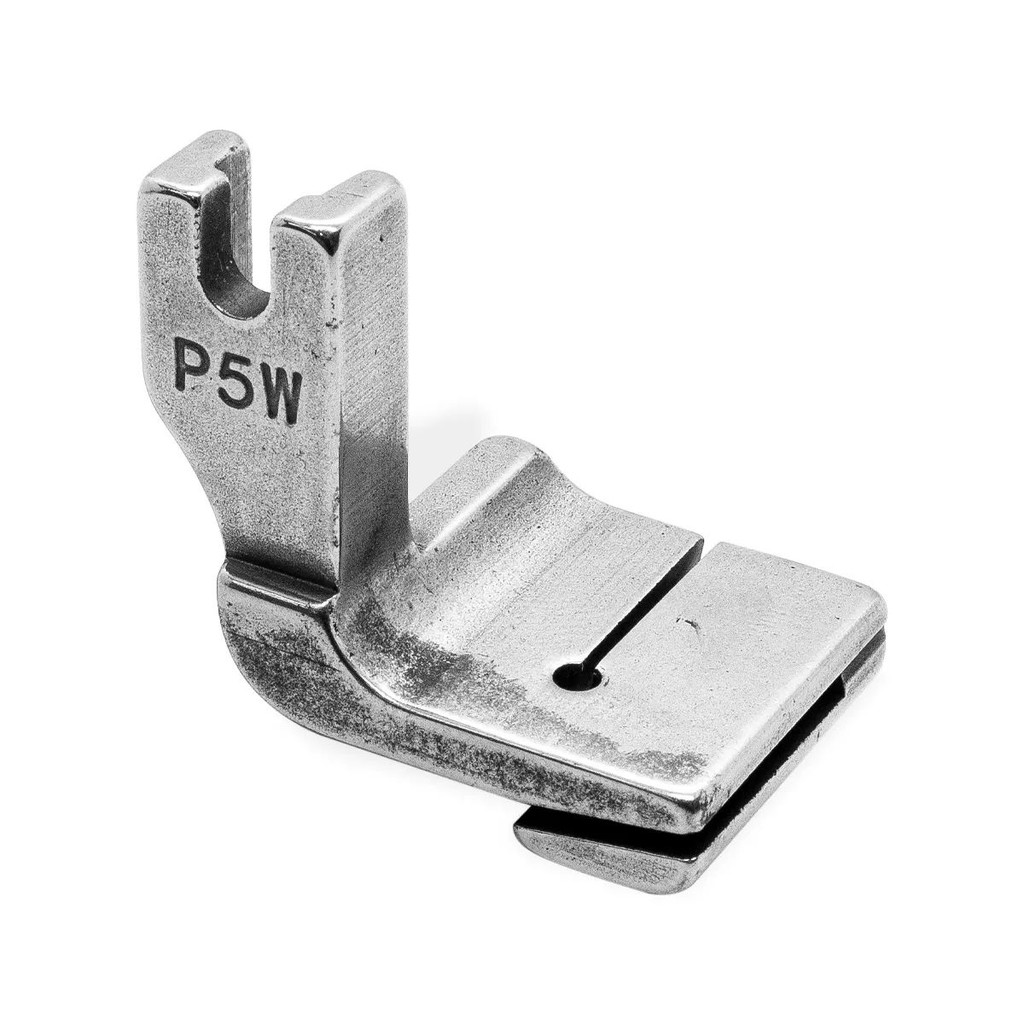 Calcador de Franzir  para Maquina de Costuira Reta Industrial 2 Tecidos - P5W em Oferta na Shopee