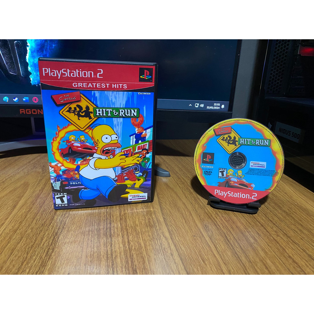 The Simpsons Hit & Run Pt-br Legendado Para Ps2