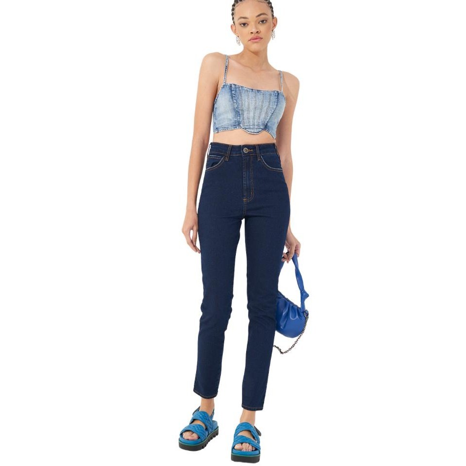 Calça Jeans Feminina Colcci Escura