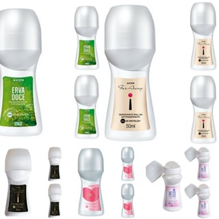 kit 03 un de Desodorante Antitranspirante Roll-On 50ml - Rolon Avon combo