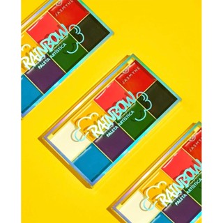 Paleta Artistica Rainbow Jasmine Maquiagem Colorida