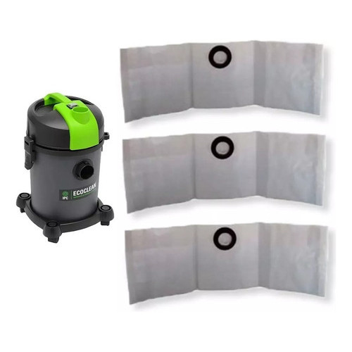 Filtro Descartável Saco P/ Aspirador Soteco Ecoclean Kit 3 em Oferta na Shopee