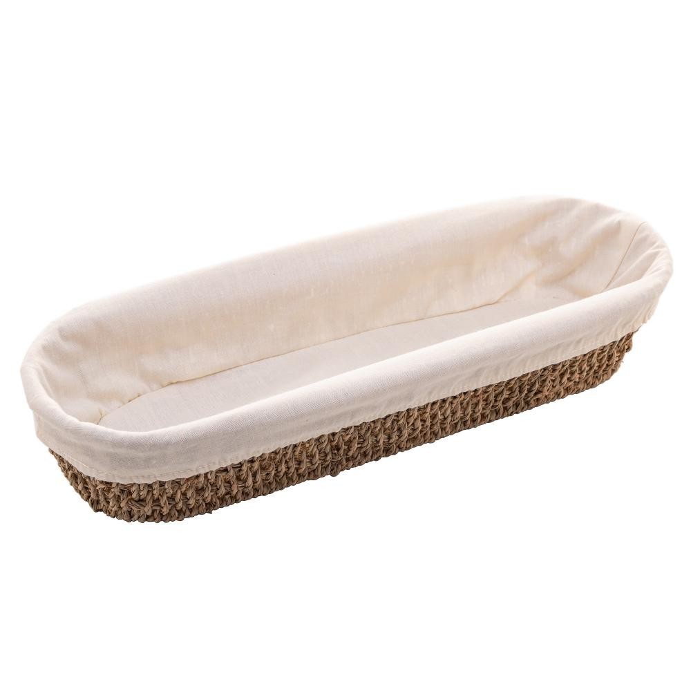 Cesta Oval Wolff de Sisal 43,5cm x 15cm x 8cm em Oferta na Shopee