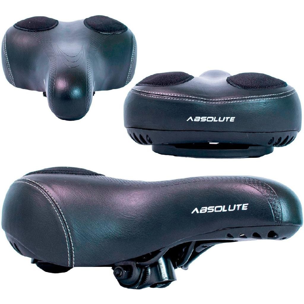 Selim Banco 2 Elast. Confort City Gel Bike Beach  - Absolute em Oferta na Shopee