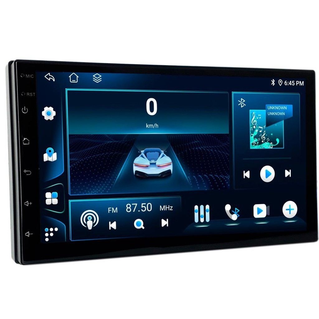 Central Multimidia 7pol Octa-Core 4GB 64GB Android 13 Carplay Android Auto em Oferta na Shopee