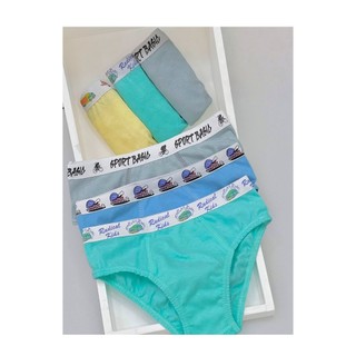 Cueca Menino Slip Lisa Cores Sortidas - Cruy Underwear em Oferta na Shopee