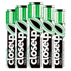 Kit 5 Creme Dental Close Up Triple Menta 70g