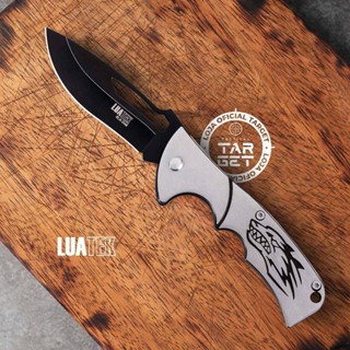 CANIVETE DE BOLSO RETRÁTIL AÇO INOX CAÇA PESCA CAMPING em Oferta na Shopee