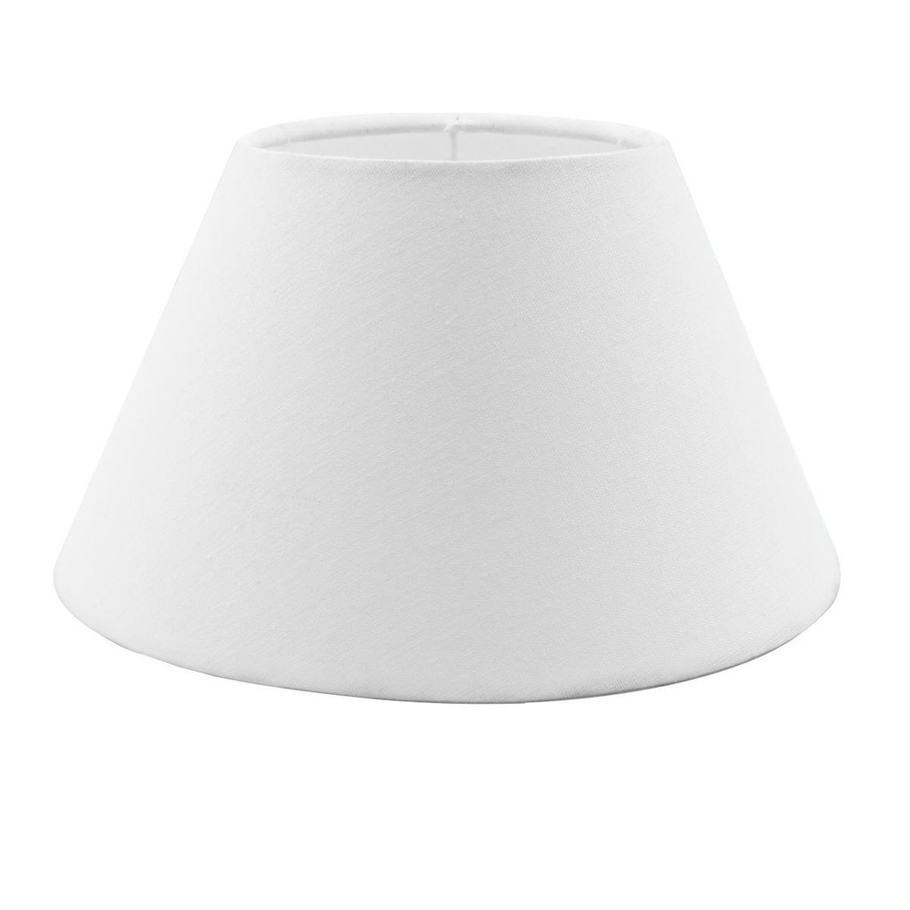 Cúpula Abajur luminaria 9x14x22cm tecido algodão soquete Importado E27 Ref 17 Cor Bege branca Preta