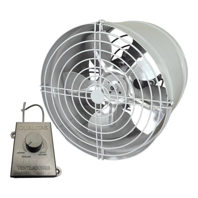 Exaustor Industrial Axial 20cm Alta Rotação Eq200m2 Qualitas