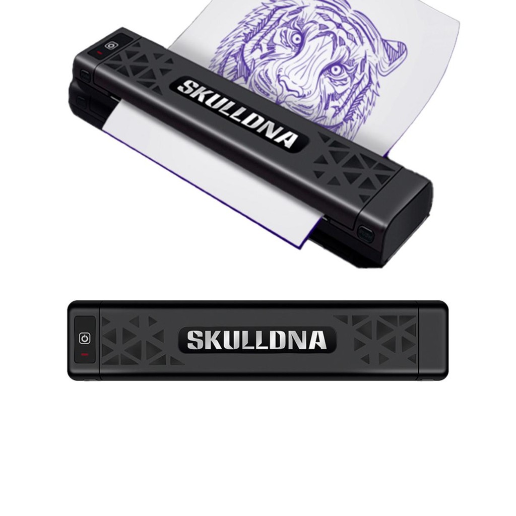 Impressora Thermal Portátil Wireless SKULLDNA SP20 Stencil Decalque Térmica Tatuagem Tattoo Eletric