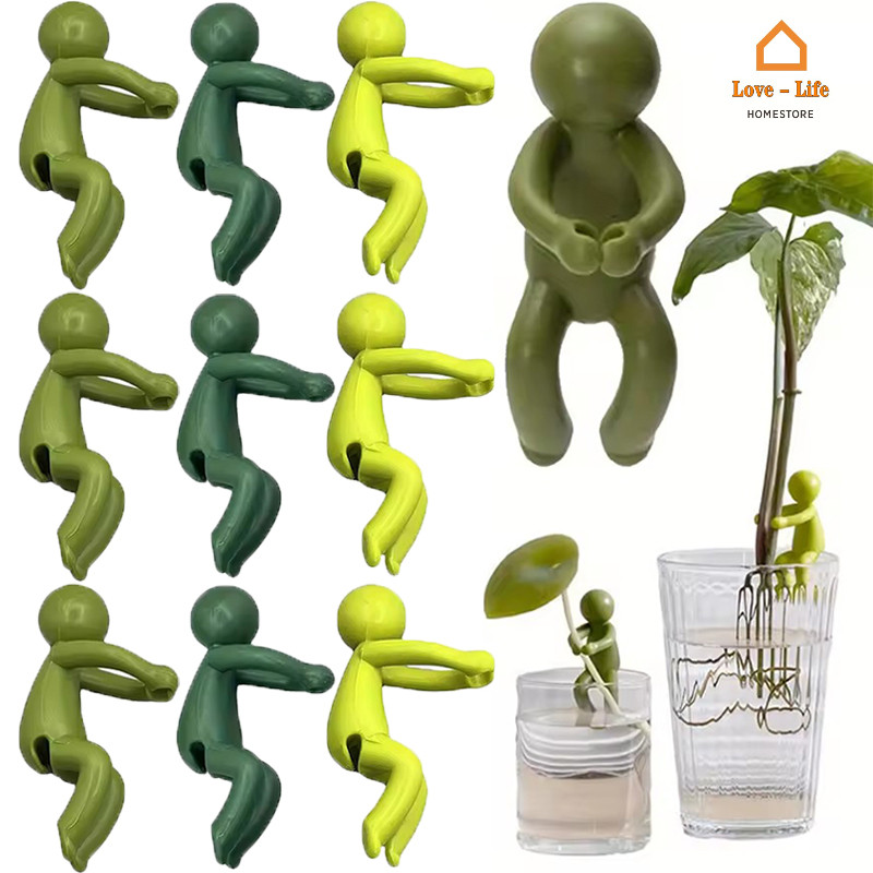 Suporte De Escalada Para Plantas , Videira , Estrutura Fixa De Planta Hidropônica Masculina Verde De Desenho Animado-Est