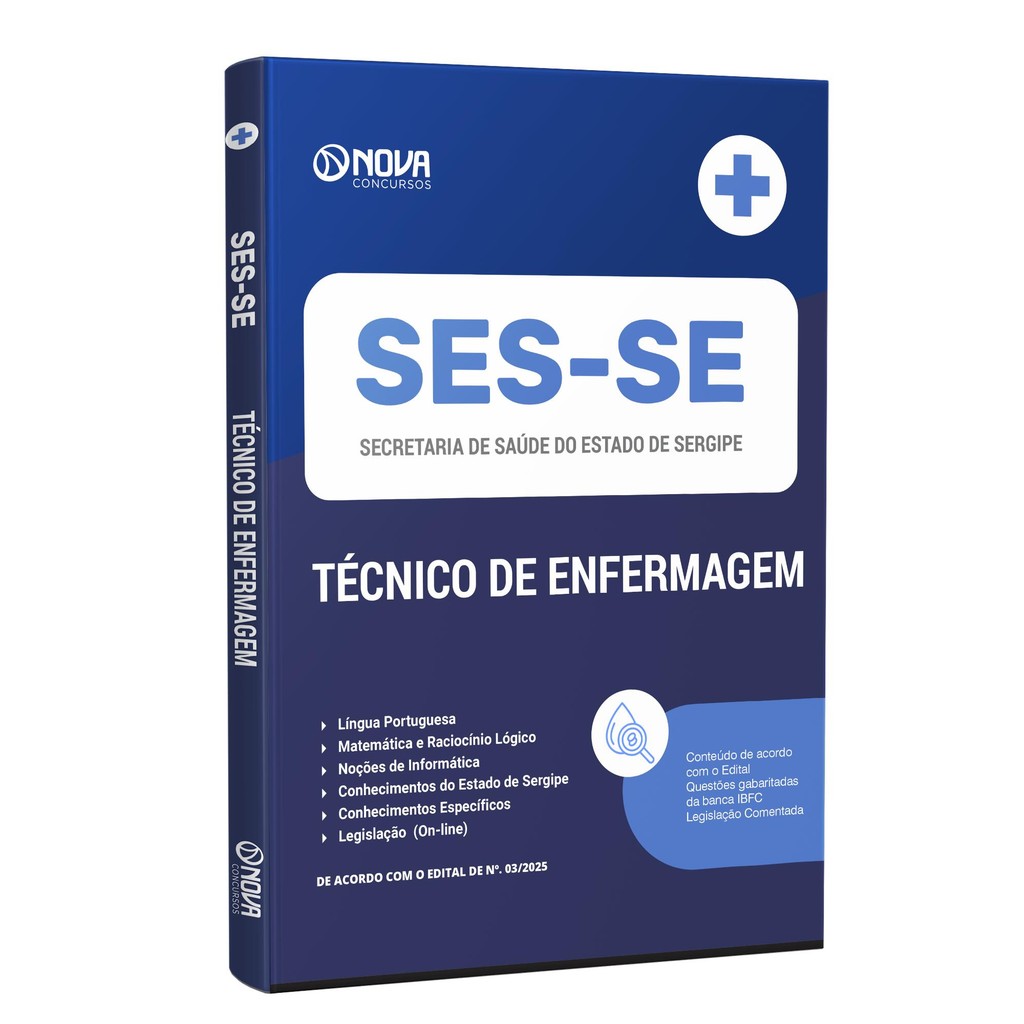 Imagem Apostila SES-SE - Técnico de Enfermagem