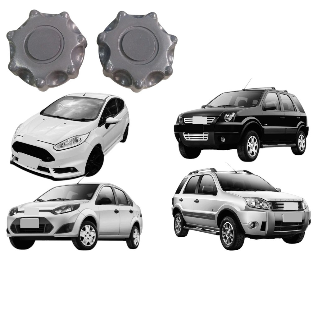 Par Manopla Roseta Regulagem Banco Ford Fiesta Escosport