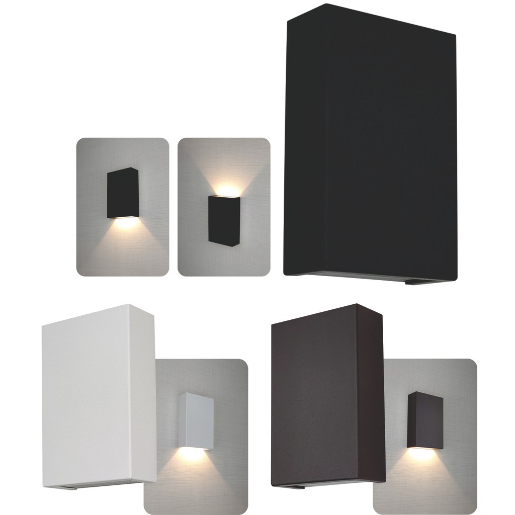 Arandela Efeito Parede Slim 1 Facho Externa 12cm Led G9 Muro Iluminação Interna Premium Casa Nova