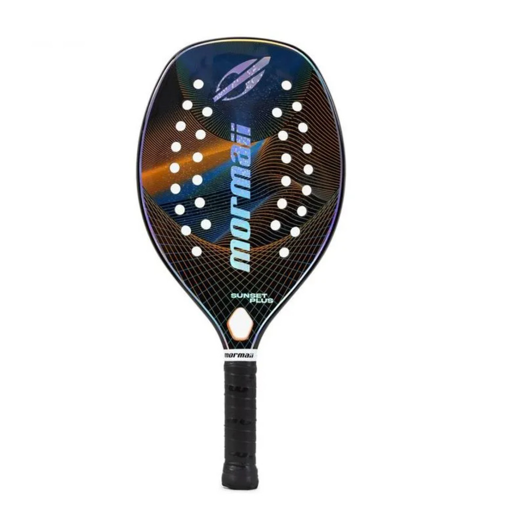 Raquete Profissional Beach Tenis Mormaii Sunset Plus Conforto Carbono