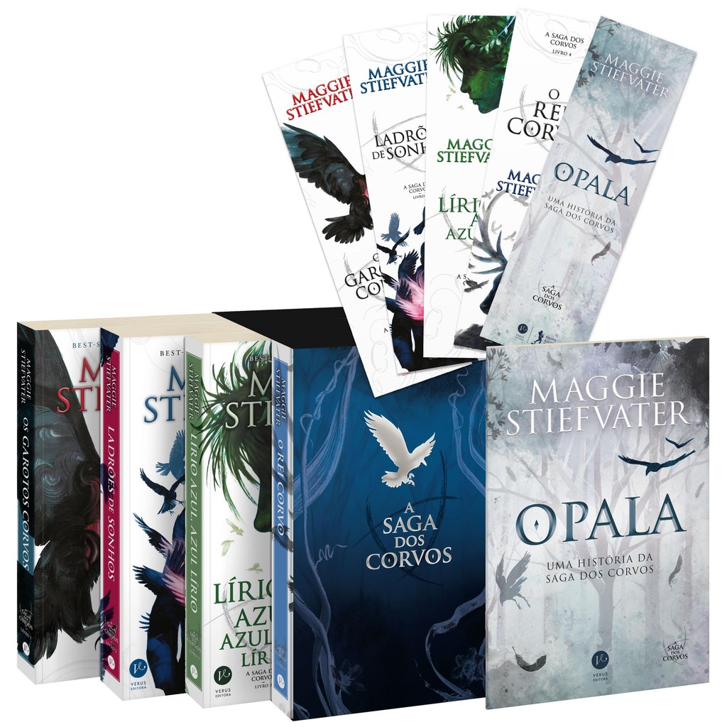 Box A Saga dos Corvos – acompanha marcadores e conto inédito TGS 