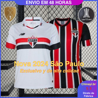 Nova 2024/2025São Paulo camiseta De Futebol Caseiro Masculino Camiseta Tailandesa Versão 1 : 1