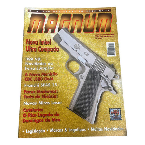 Revista Magnum Antiga Ano 10 Edição 59 Cod. A440