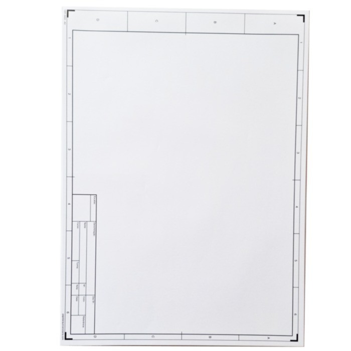Bloco Layout PU 90g Margeado e Legendado A3+ 20 Fls