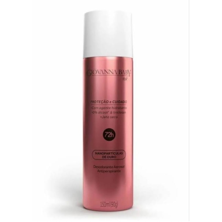 Desodorante Giovanna Baby Aerosol 150ml Rose Gold