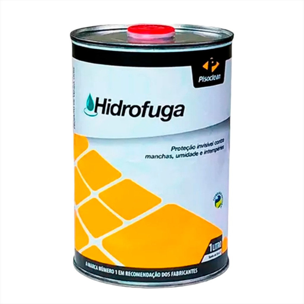 Hidrofuga 1l Pisoclean Proteção Invisivel Contra Umidade E Manchas