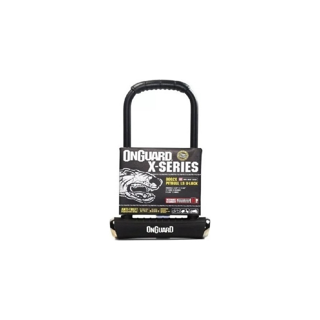 Cadeado U-lock Onguard Pitbull 8002 Trava Tranca Reforçado - Sports & Outdoors