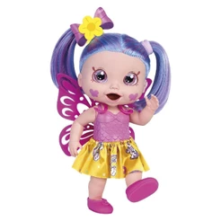 Boneca Baby Butterfly Alive Com Asa E Cabelos Coloridos - Super Toys