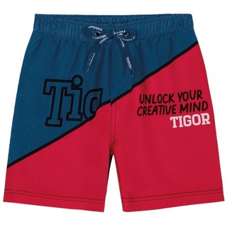 Bermuda Bicolor Infantil Masculina Tigor em Oferta na Shopee