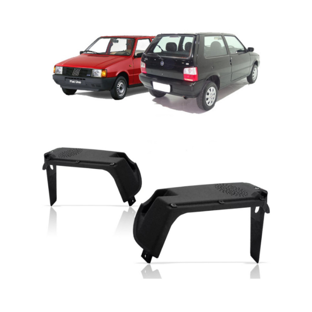Par Suporte Tampão Do Bagagito Fiat Uno 4 Portas Preto em Oferta na Shopee