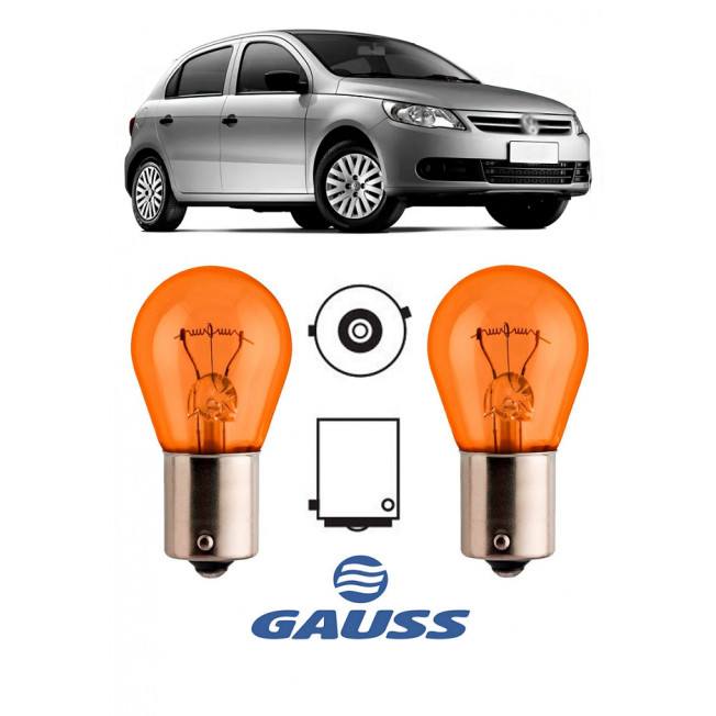 Par Lampada Pisca Seta Farol Saveiro Gol Voyage G5 2009 2010 2011 2012