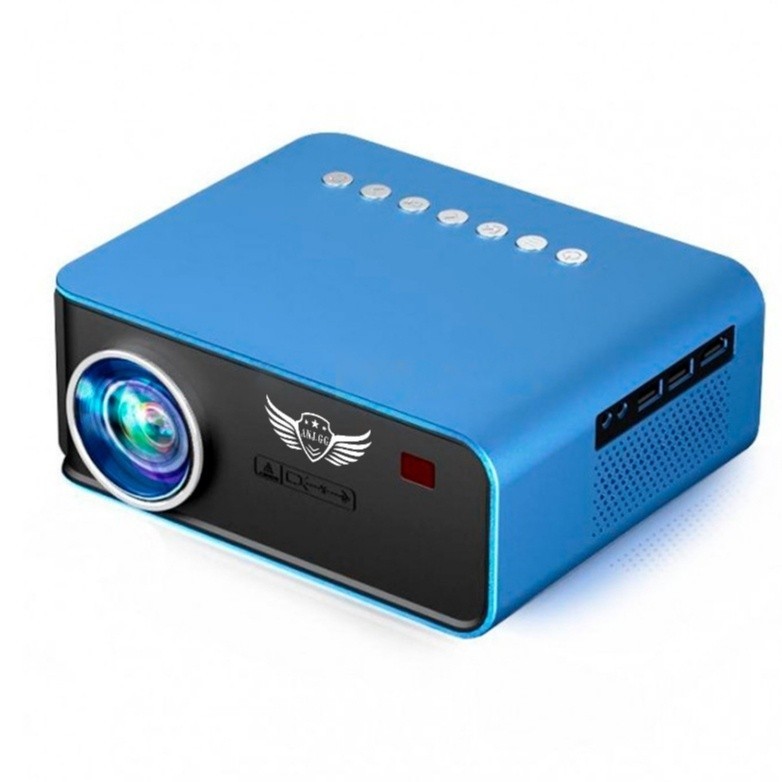 Projetor T4 Home Theater Portátil HD 1200 Lumens Tela 150 Polegadas HDMI USB AV Notebook TV Box Xbox PS PC Celular 