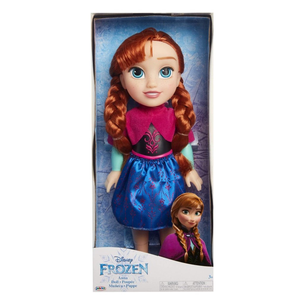Boneca Infantil Toddler Frozen Anna 38cm Multikids - BR2209 em Oferta na Shopee
