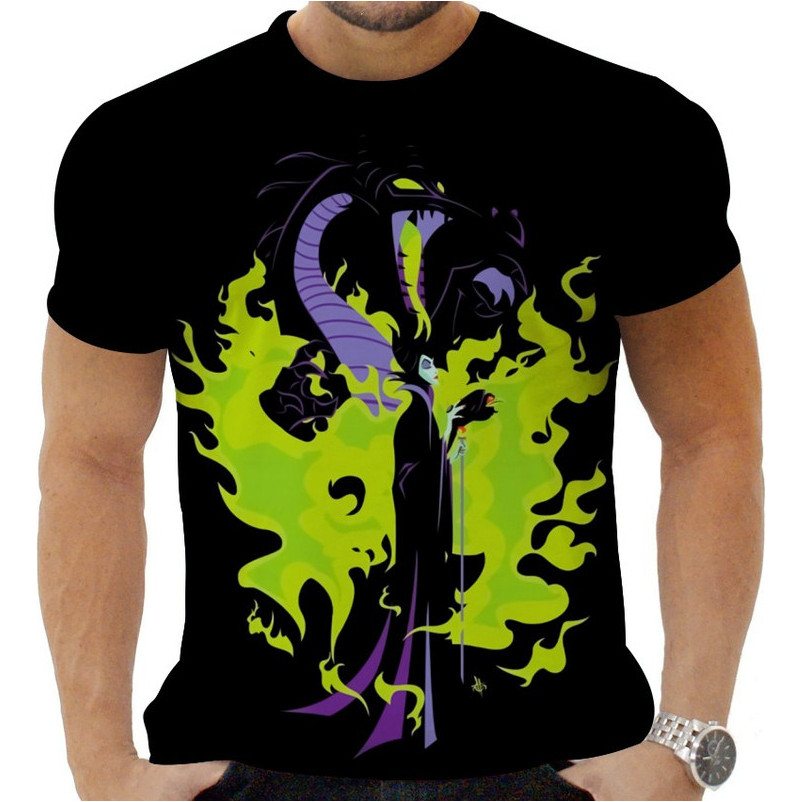 Camiseta Camisa Personalizada Filmes Malevola 14