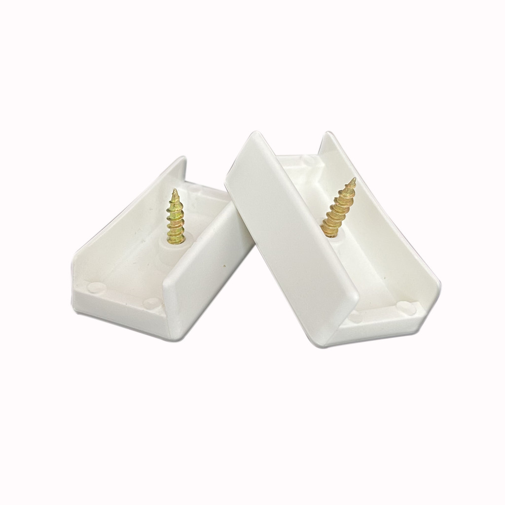 Kit 100 Sapata U Preta Pesinho Para Moveis Armário Com Parafuso Fixação em Oferta na Shopee