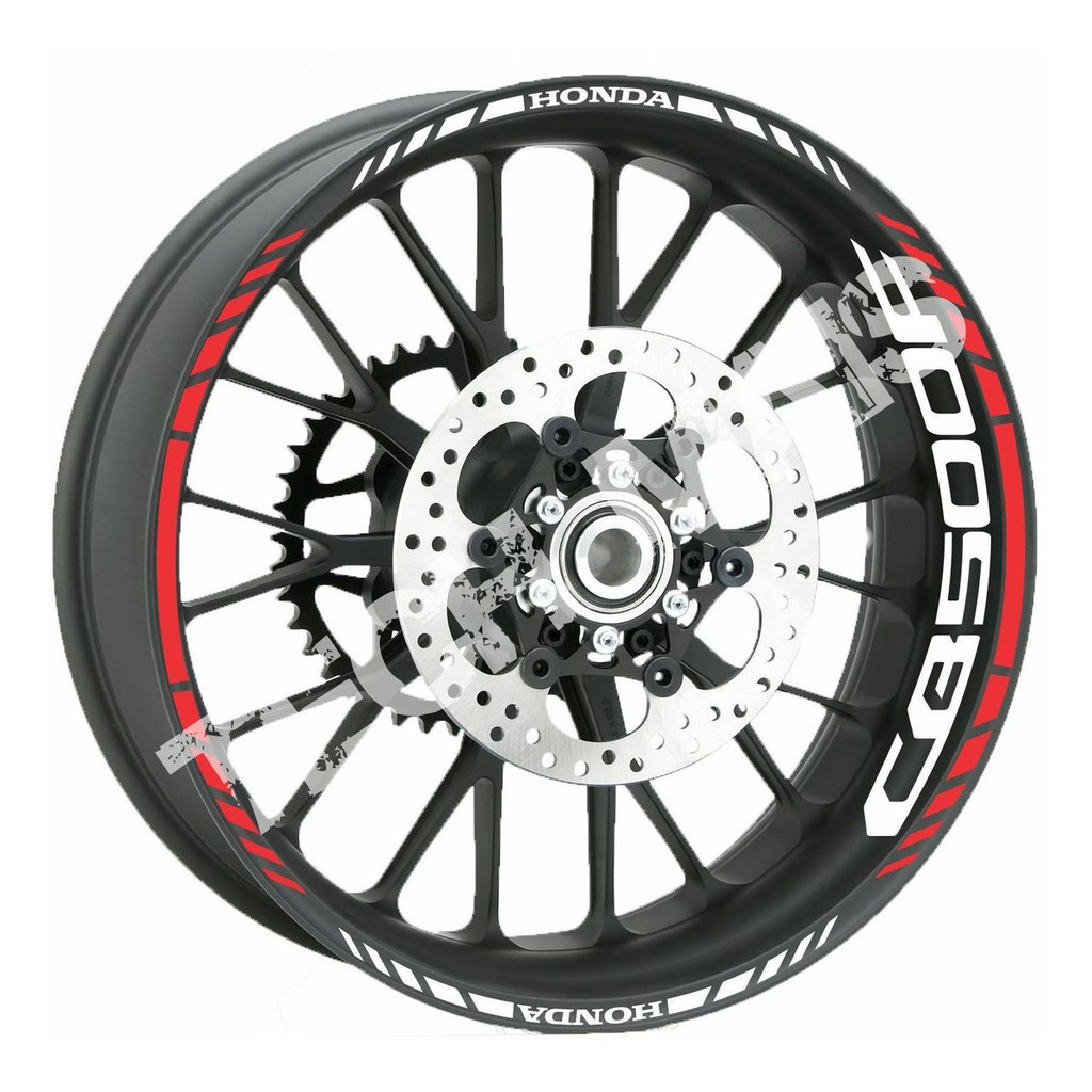 Kit Refletivo de Adesivos para Rodas, Frisos de moto Honda Cb500f Cb 500 F CB 500F 2021 2022