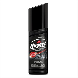 Polidor de Sapato Liquido Preto Cera Nugget 60ML