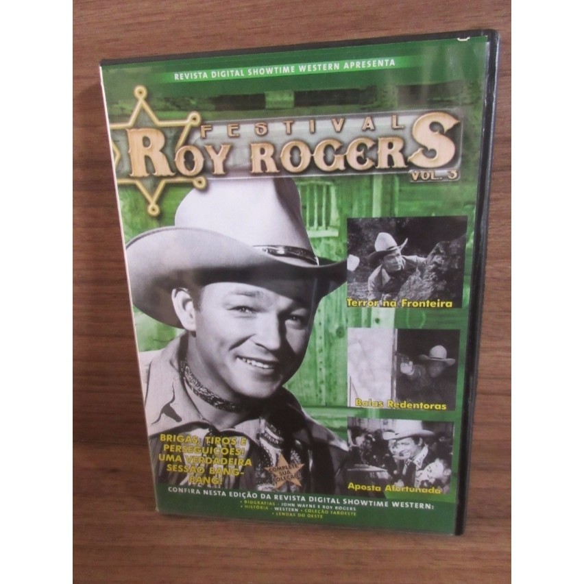 Terror Na Fronteira (1941)  / Balas Redentoras (1942)  /  Aposta Afortunados (1943) - Festival Roy Rogers editora