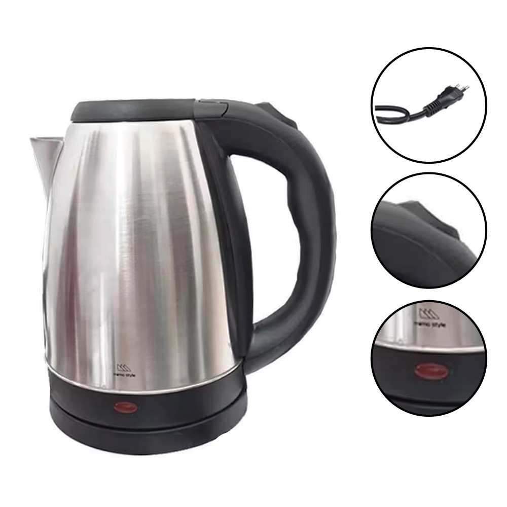 Chaleira Jarra Eletrica Desligamento Automático 1,8 Litros Inox Ch03 1150w em Oferta na Shopee