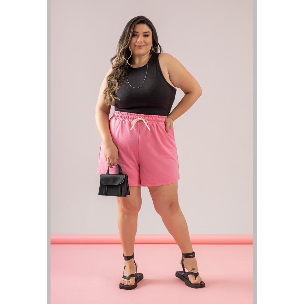 Regata Básica Cropped em Ribaninha Just Basic em Oferta na Shopee