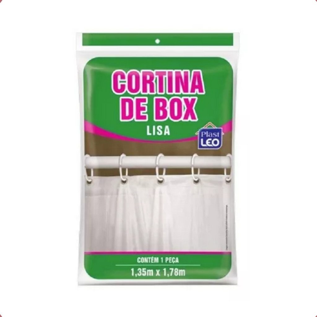 Cortina de Box cor Lisa - Plast Leo
