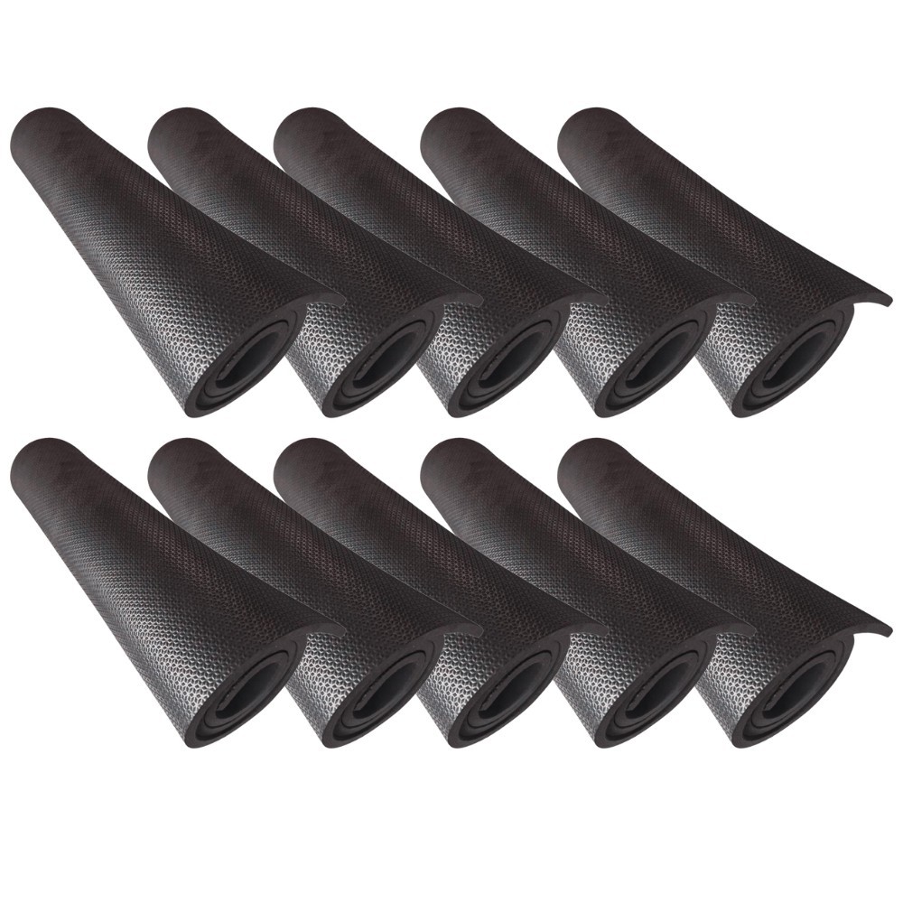 Kit 10 Tapetes de Yoga 1,00 X 50 X 10mm - Escolha a Cor