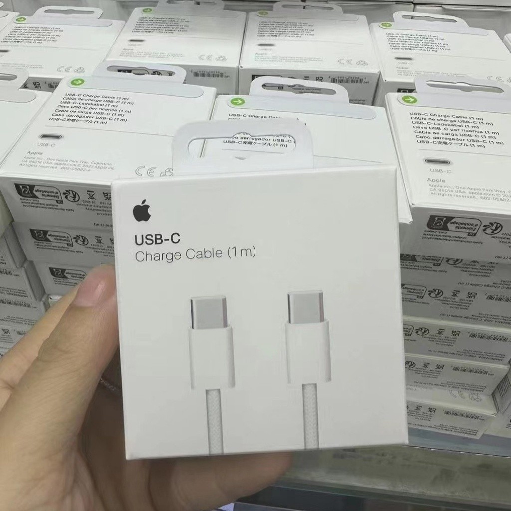 Para Cabos De Carregamento IPhone 15 PD 60W Rápidos USB-C 1M