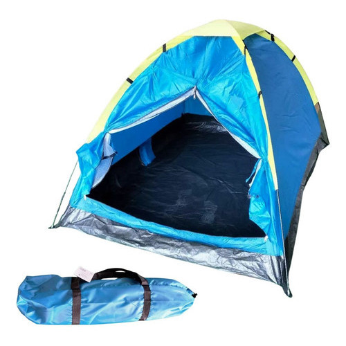 Barraca Camping Para 3 Pessoas Importway Com Cobertura