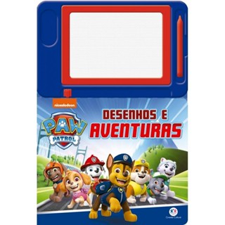 Livro Lousa magnética Patrulha Canina - Desenhos e Aventuras em Oferta na Shopee
