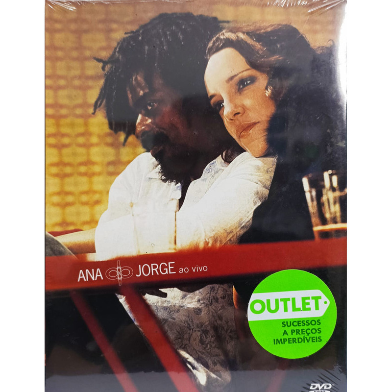 DVD Ana Carolina & Seu Jorge - Ana & Jorge Ao Vivo Prime